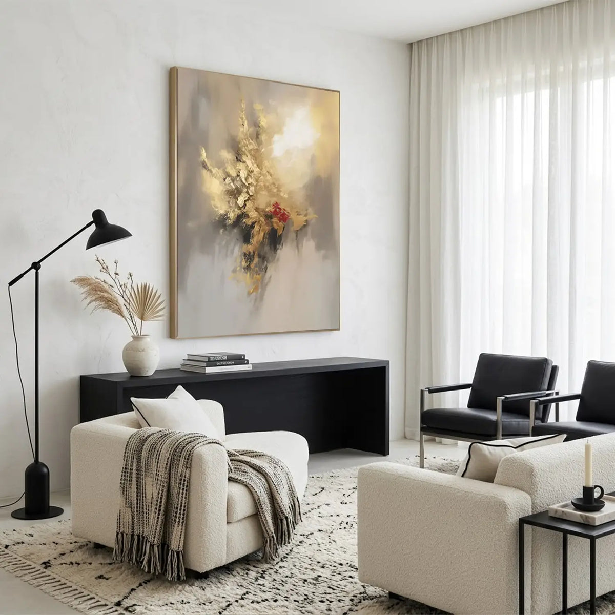 Abstract Painting Canvas #AW016