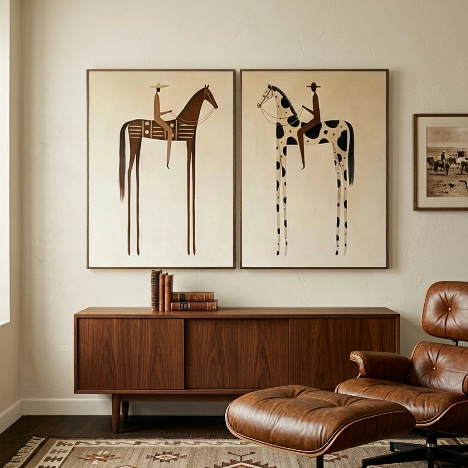 Vintage Americana Art | Paired Reveries