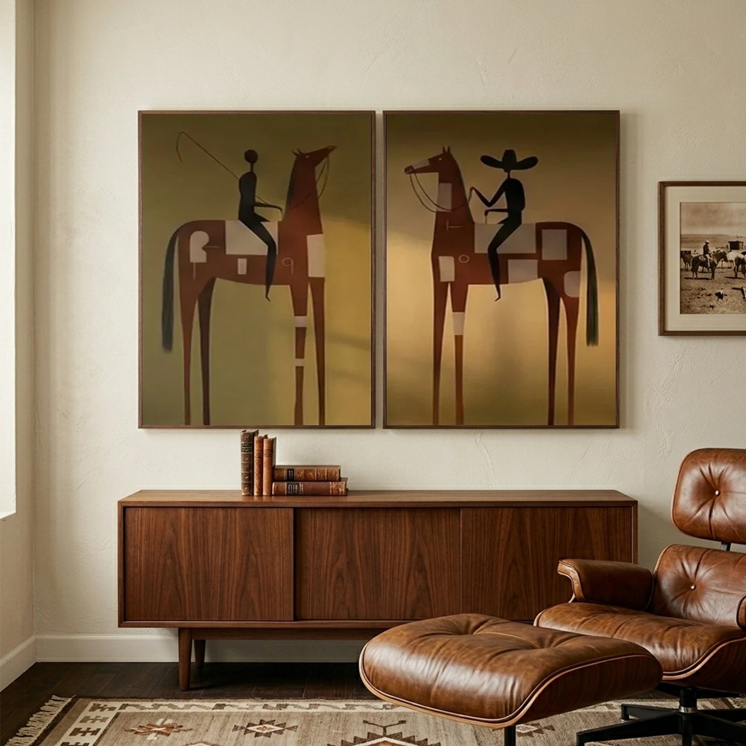 Vintage Americana Art | Steeds