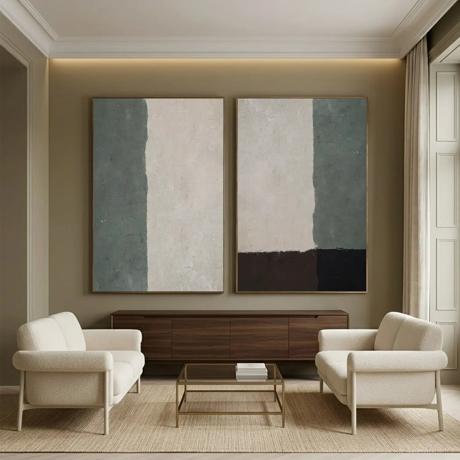 Abstract Tranquility Set of 2