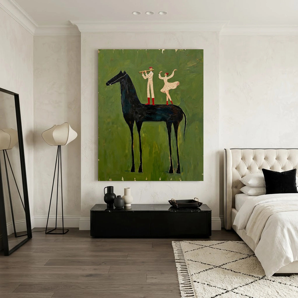Vintage Americana Art Olive Green #VA097
