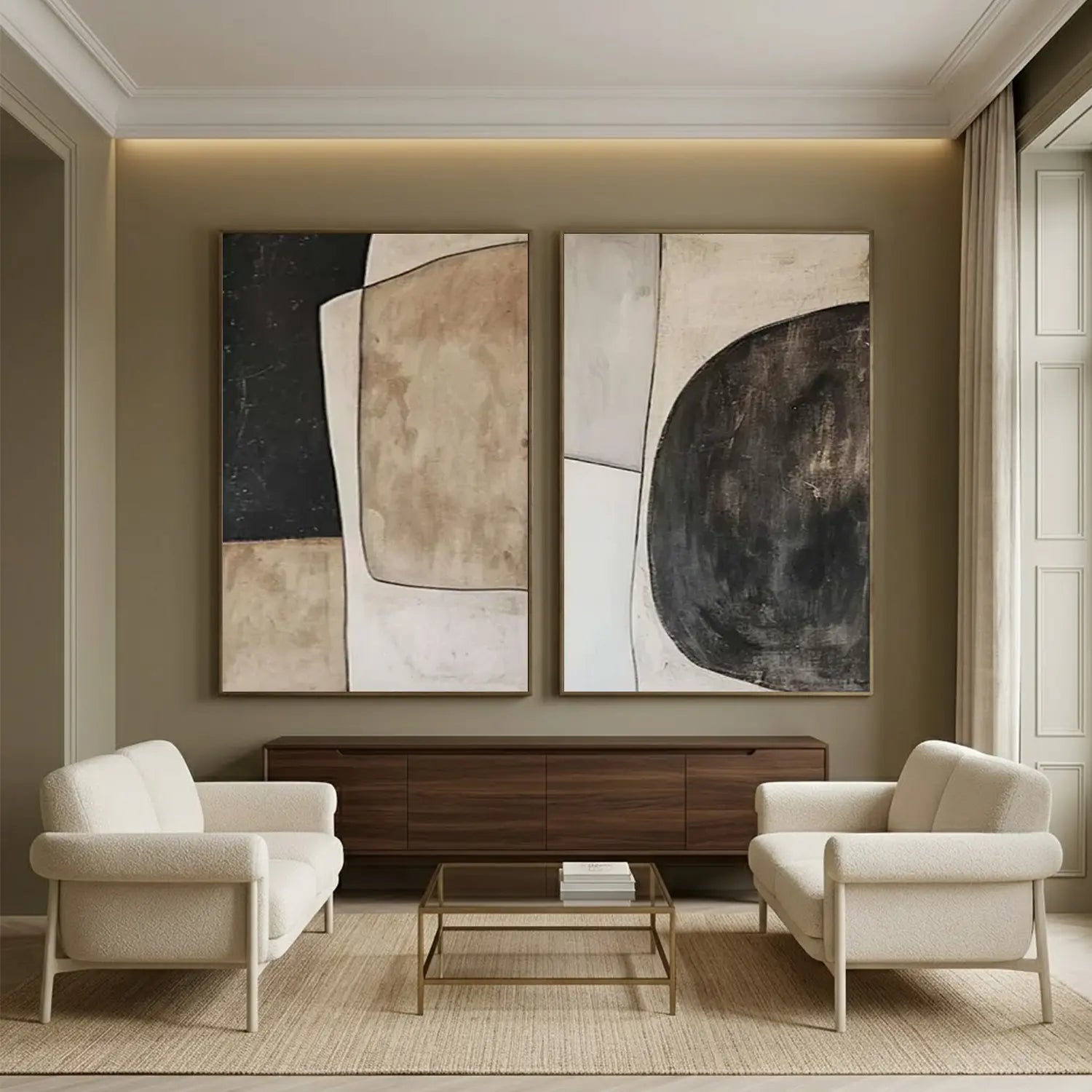 Abstract Tranquility Set of 2