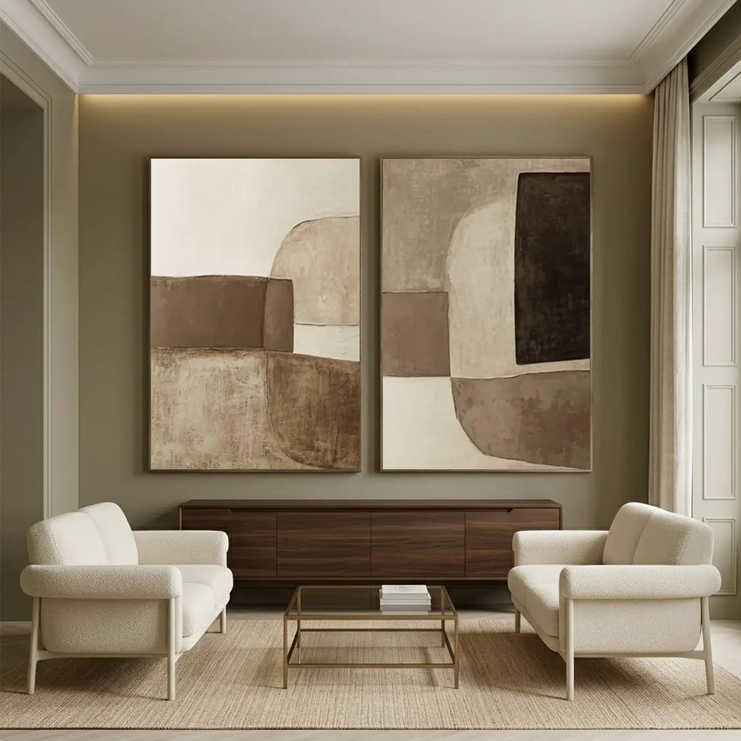 Wabi Sabi Set of 2 Wall Art