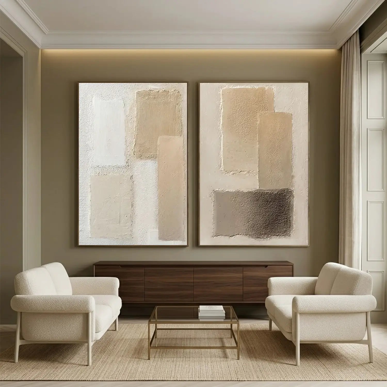 Wabi Sabi Set of 2 Wall Art