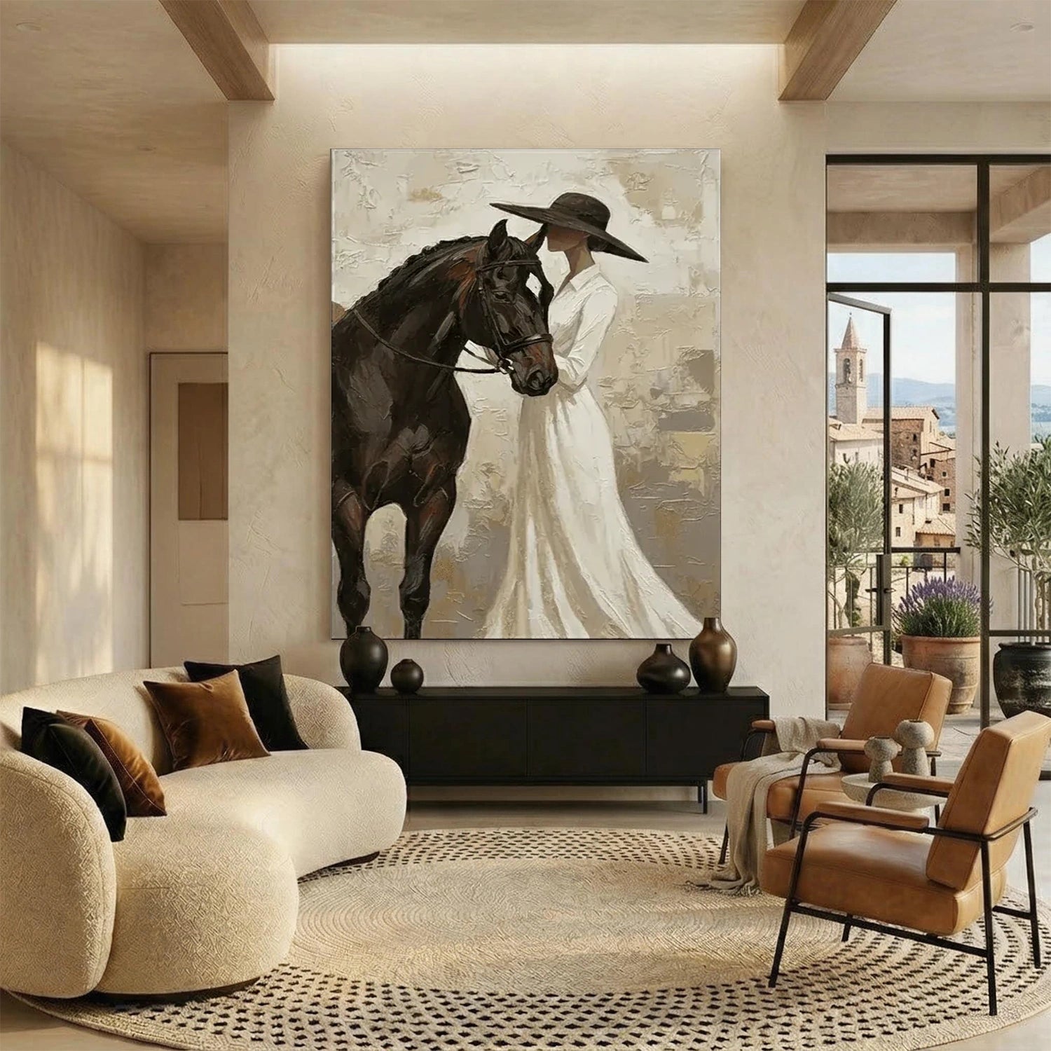 Vintage Americana Art | Veiled Grace