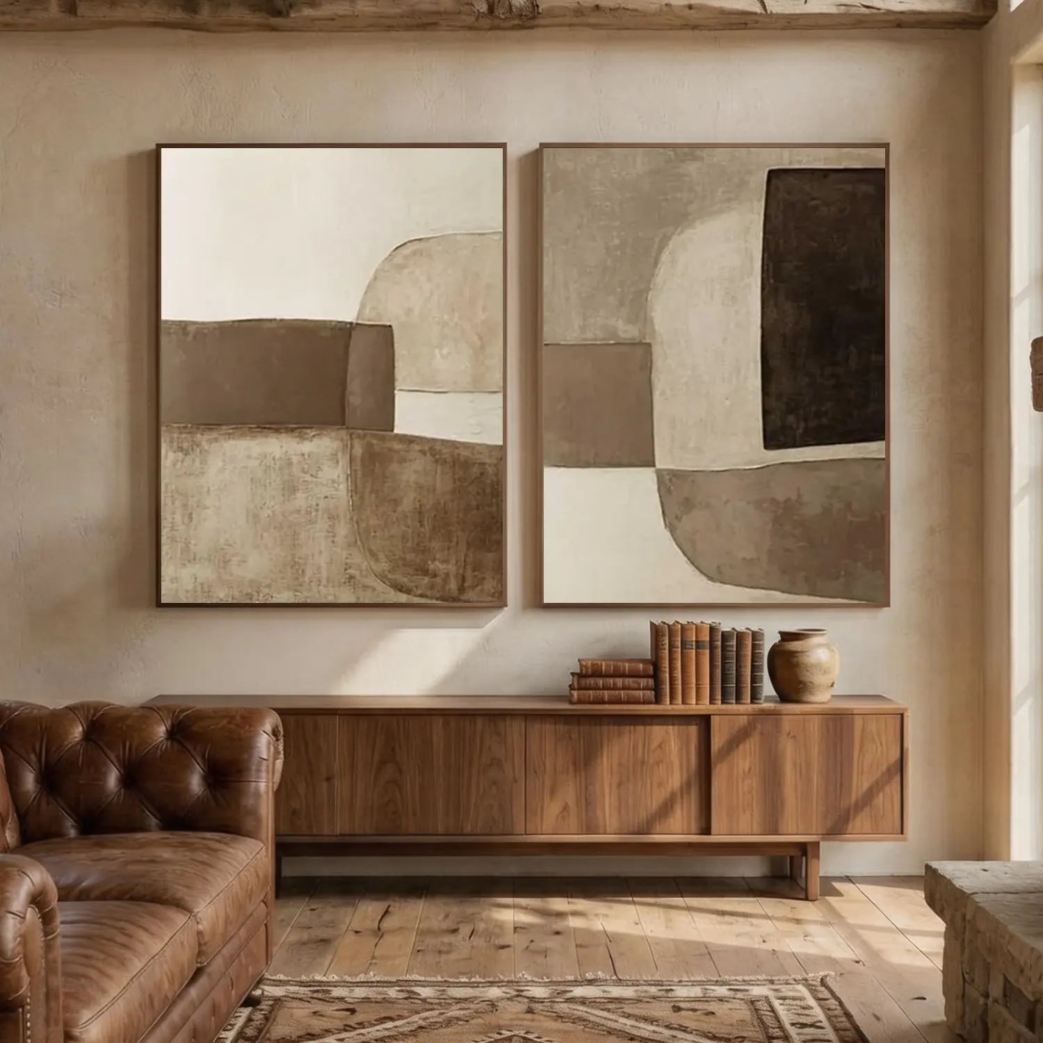 Wabi Sabi Set of 2 Wall Art
