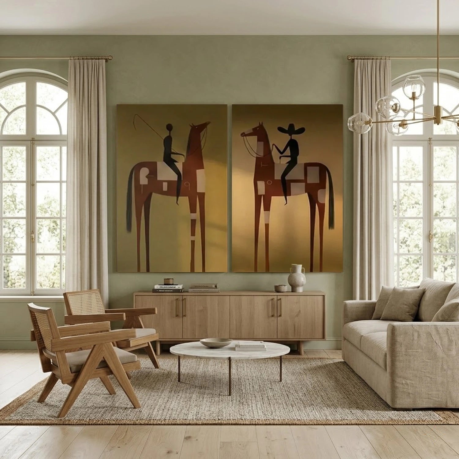 Vintage Americana Art | Steeds