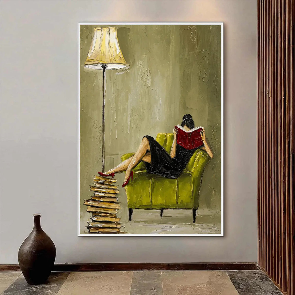 Vintage Americana Art Reading Nook #VA095