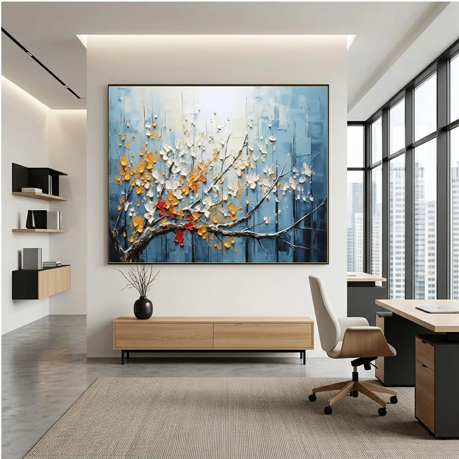 Flower And Tree Painting