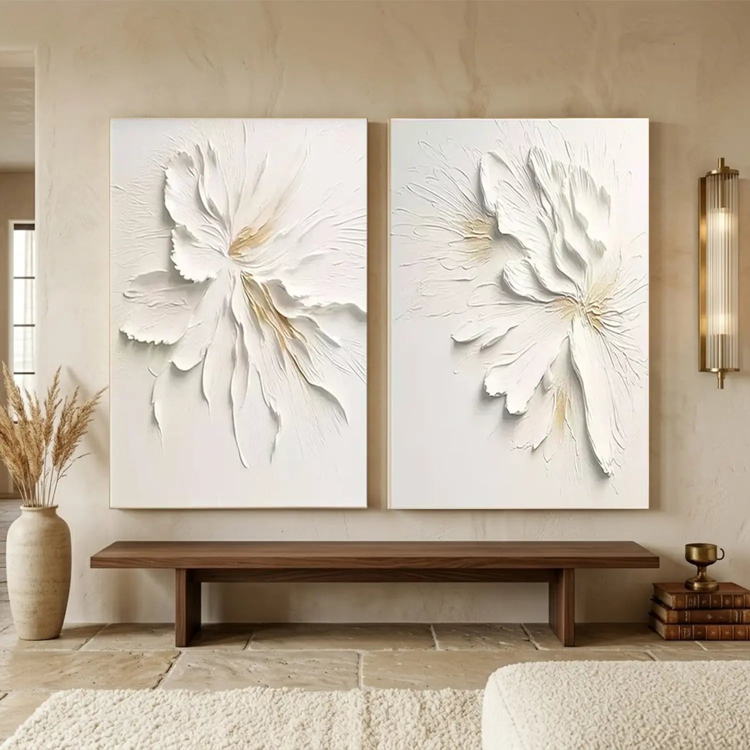 Flower And Tree Painting Set of 2