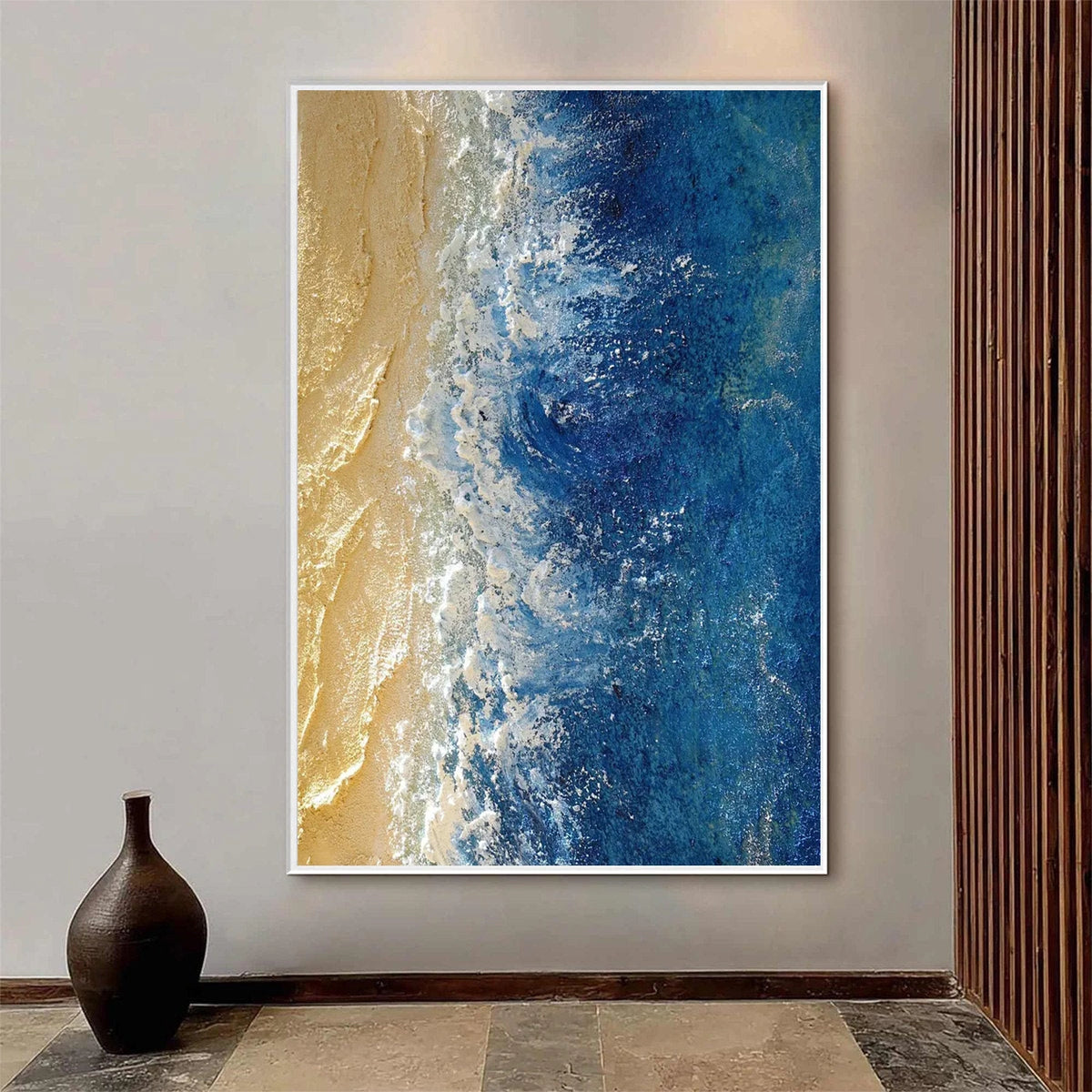 Ocean Textured Painting Canvas #OS059