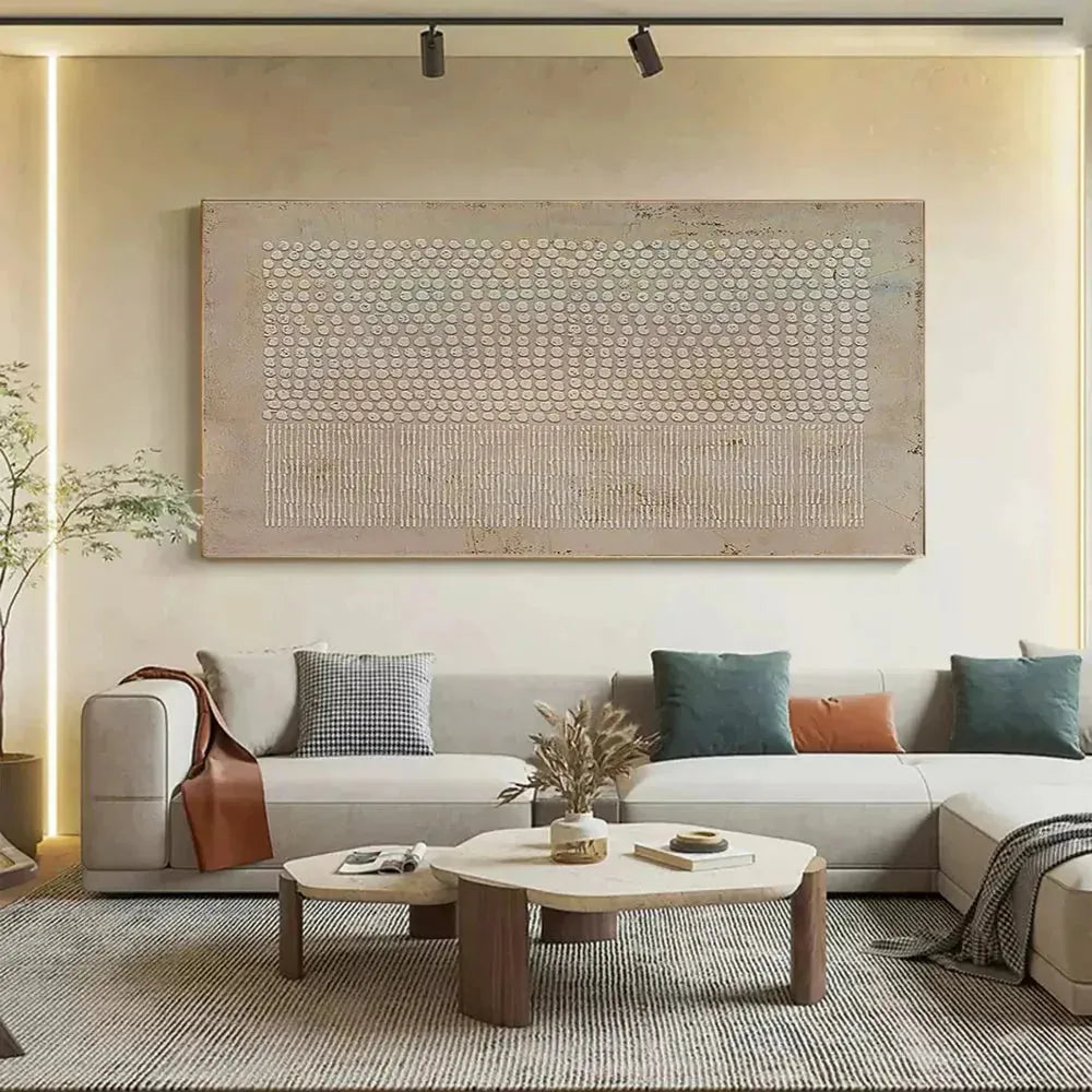 Wabi Sabi Textured Canvas Art #WS008