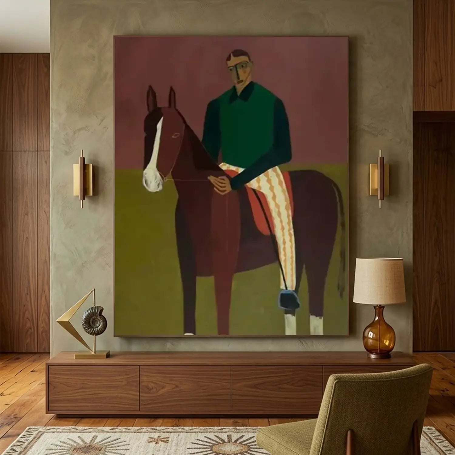 Abstract Portrait Wall Art