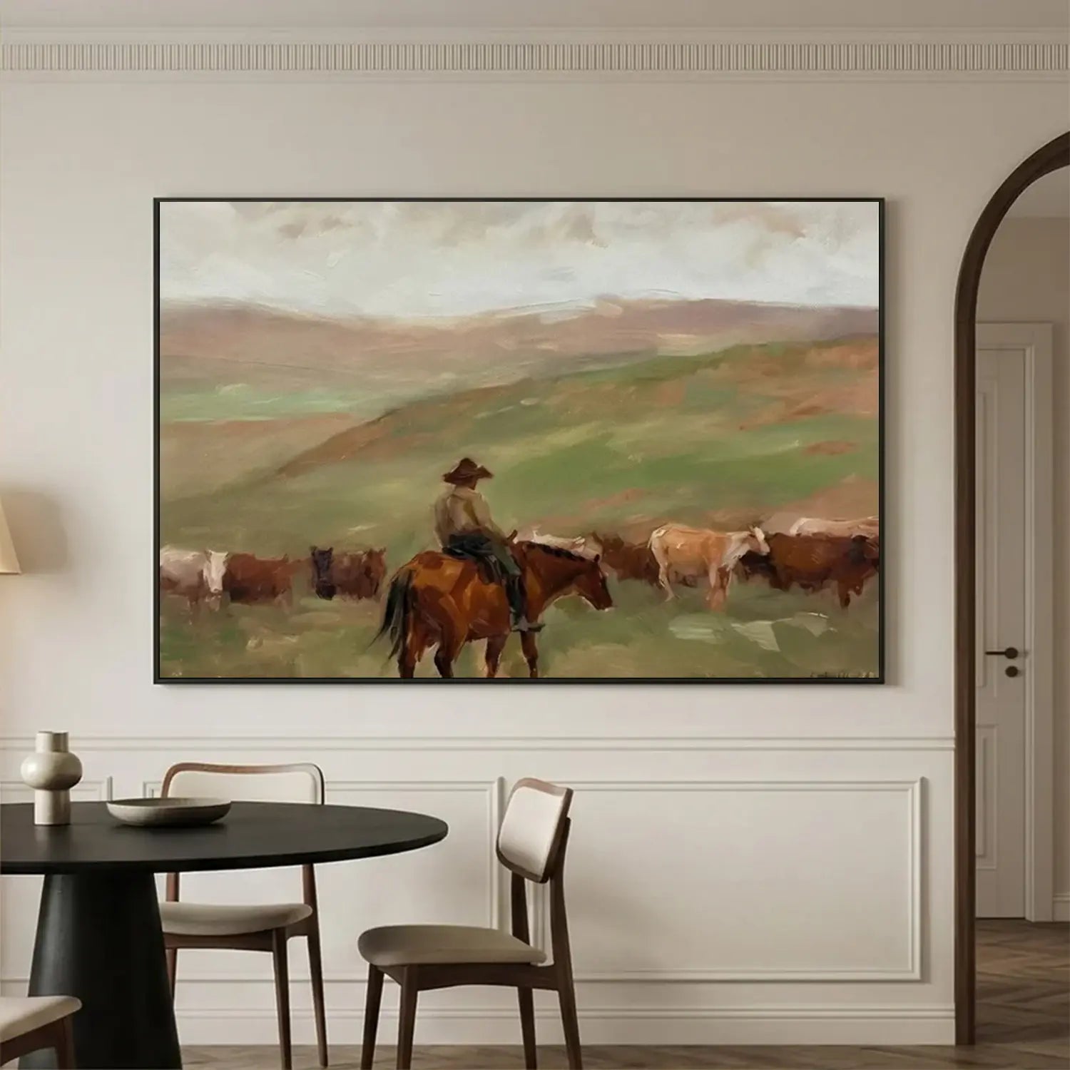 Vintage Americana Art | Prairie Stillness