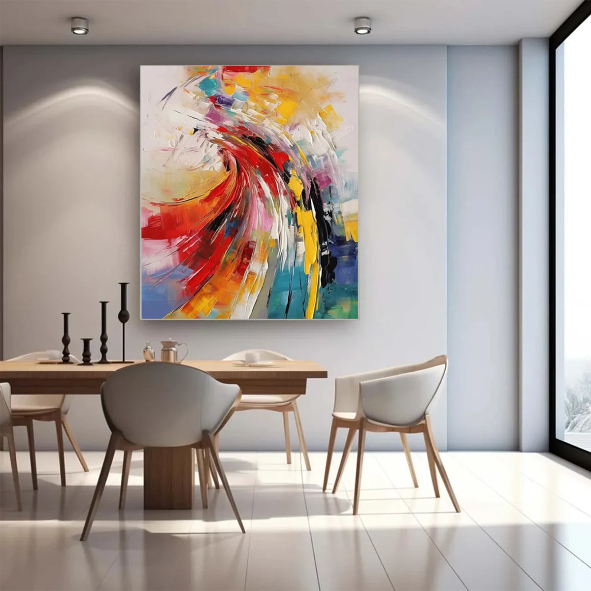 Colorful Abstract Wall Art #AW174