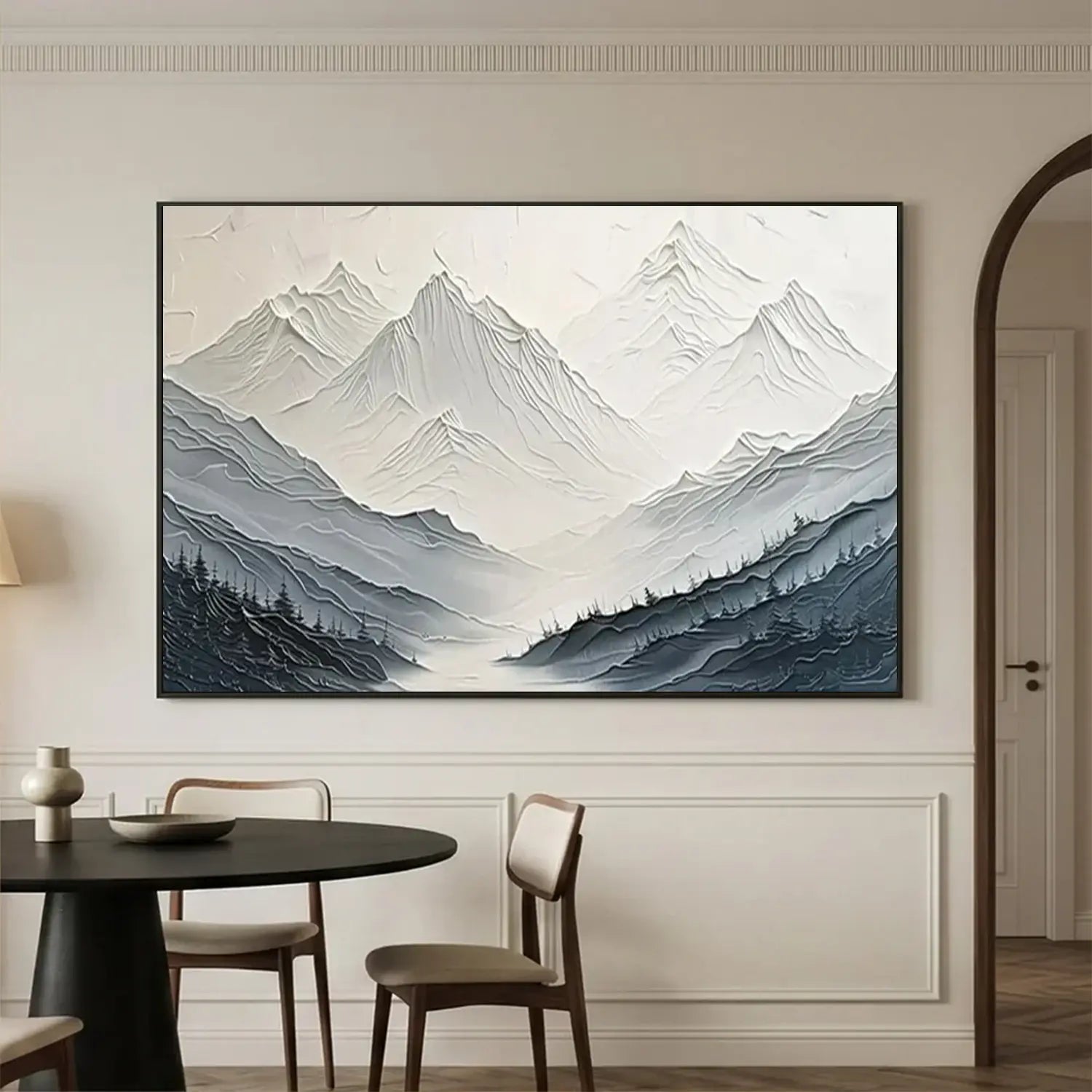 Plaster Art Minimalist Textured Painting