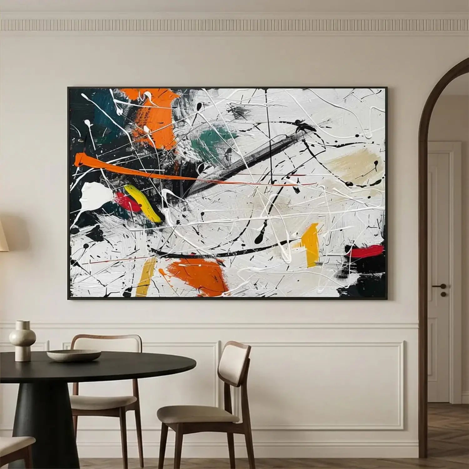Colorful Pollock Art