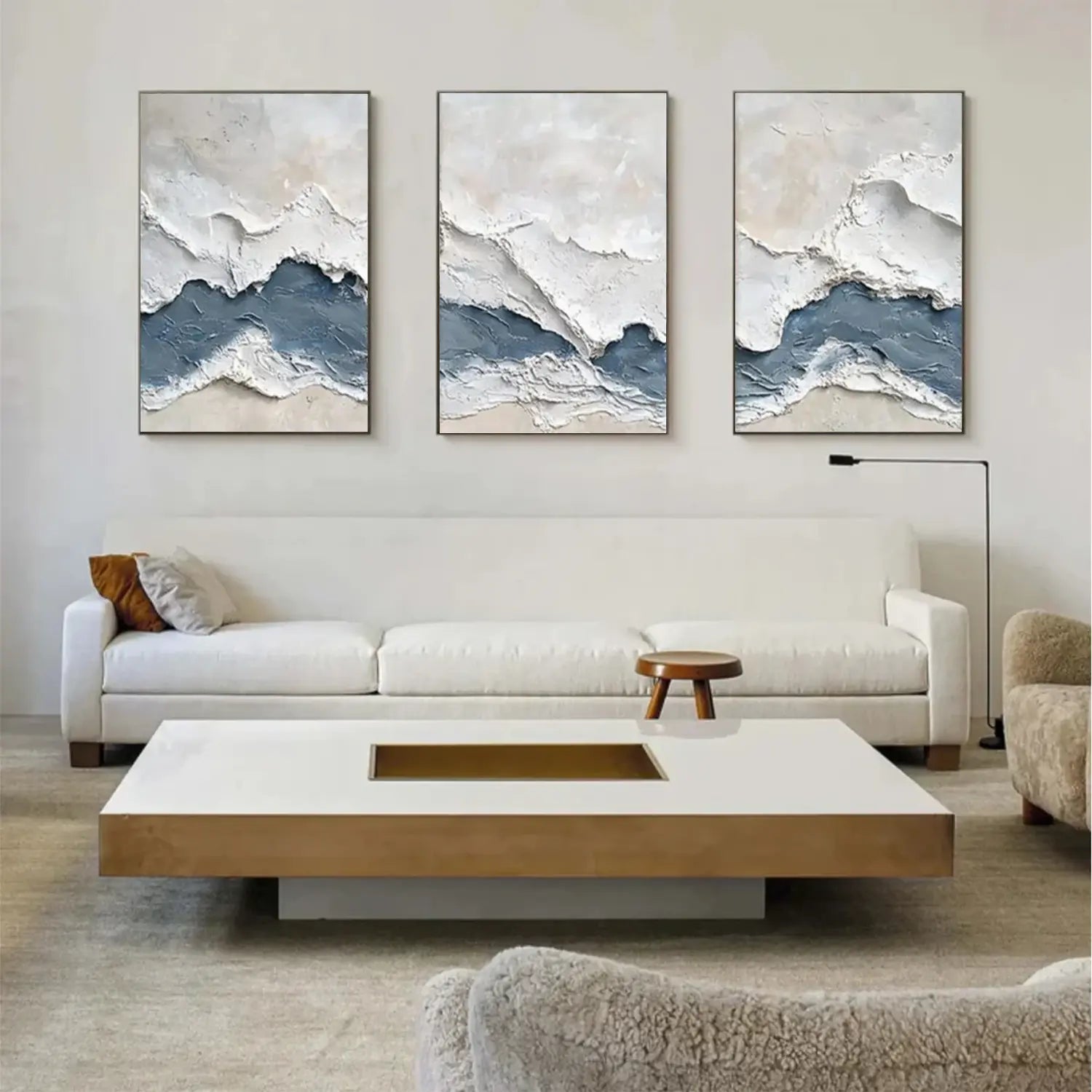 Abstract Texture Wall Art Set of 3