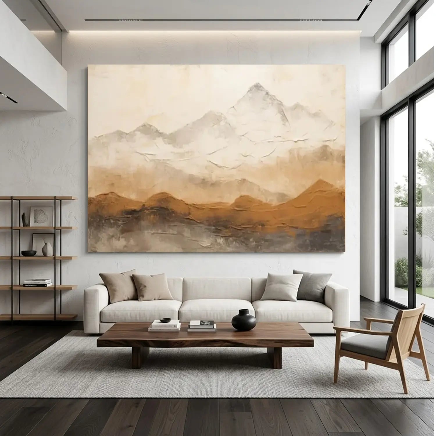 Abstract Mountain Canvas Art