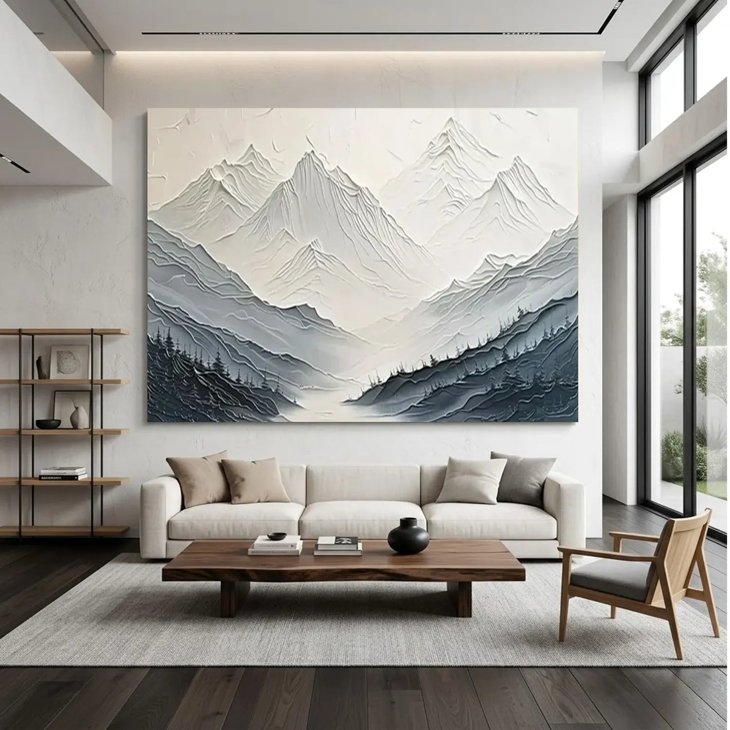 Plaster Art Minimalist Textured Painting