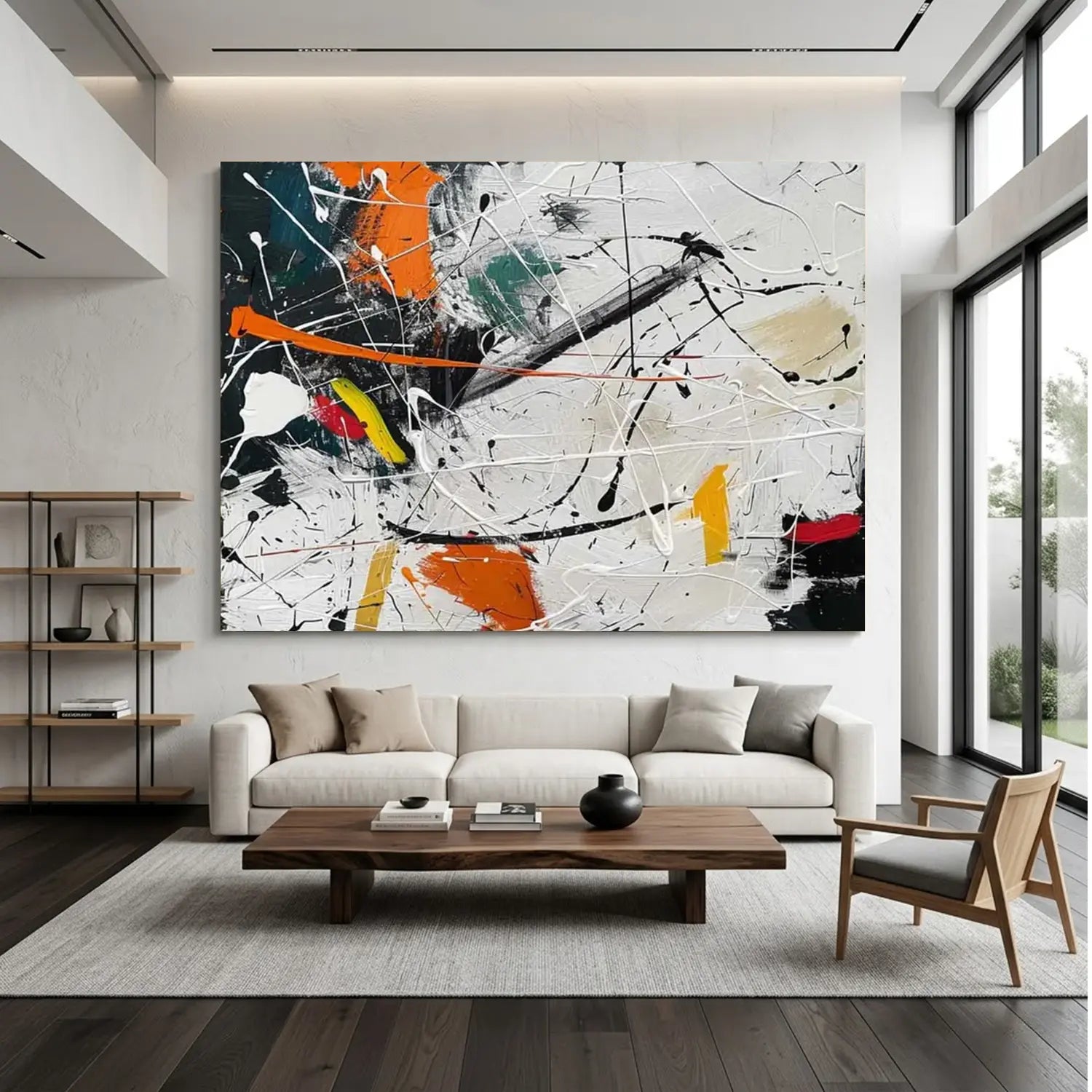 Colorful Pollock Art