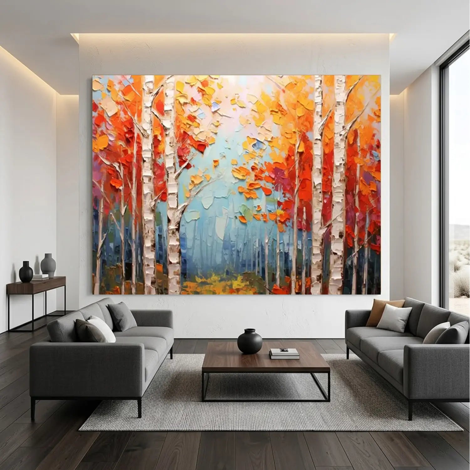 Tree Abstract Textured Wall Art
