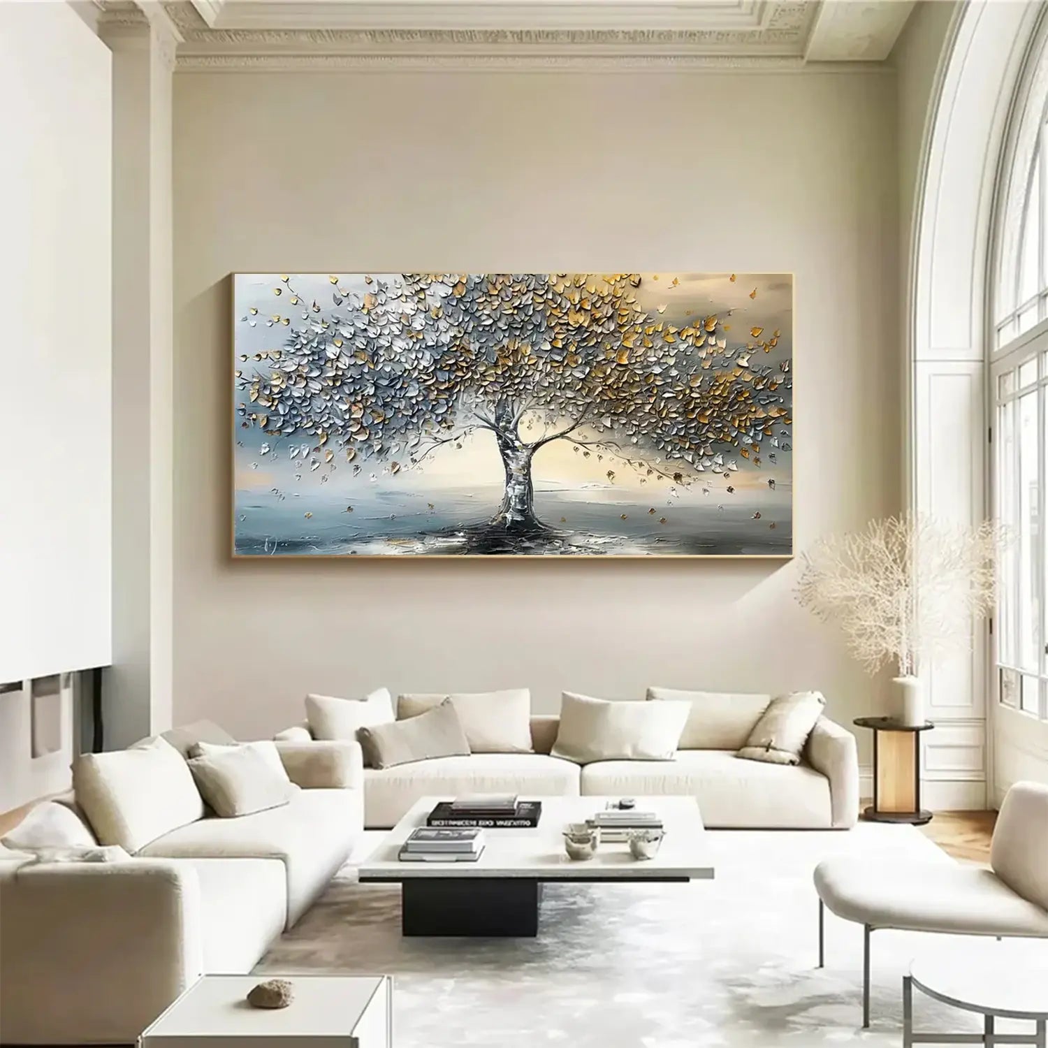 Tree Textured Painting Canvas