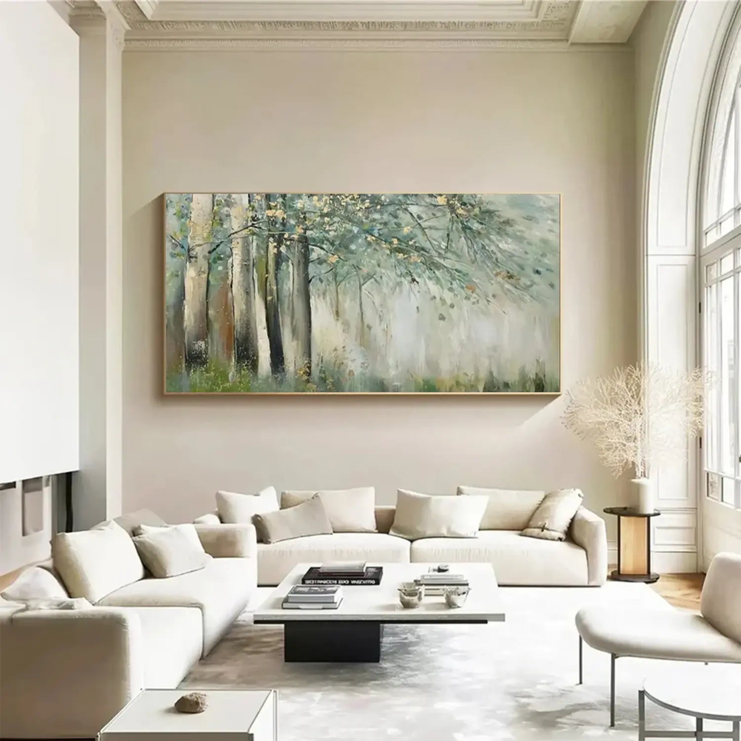 Tree Textured Painting Canvas