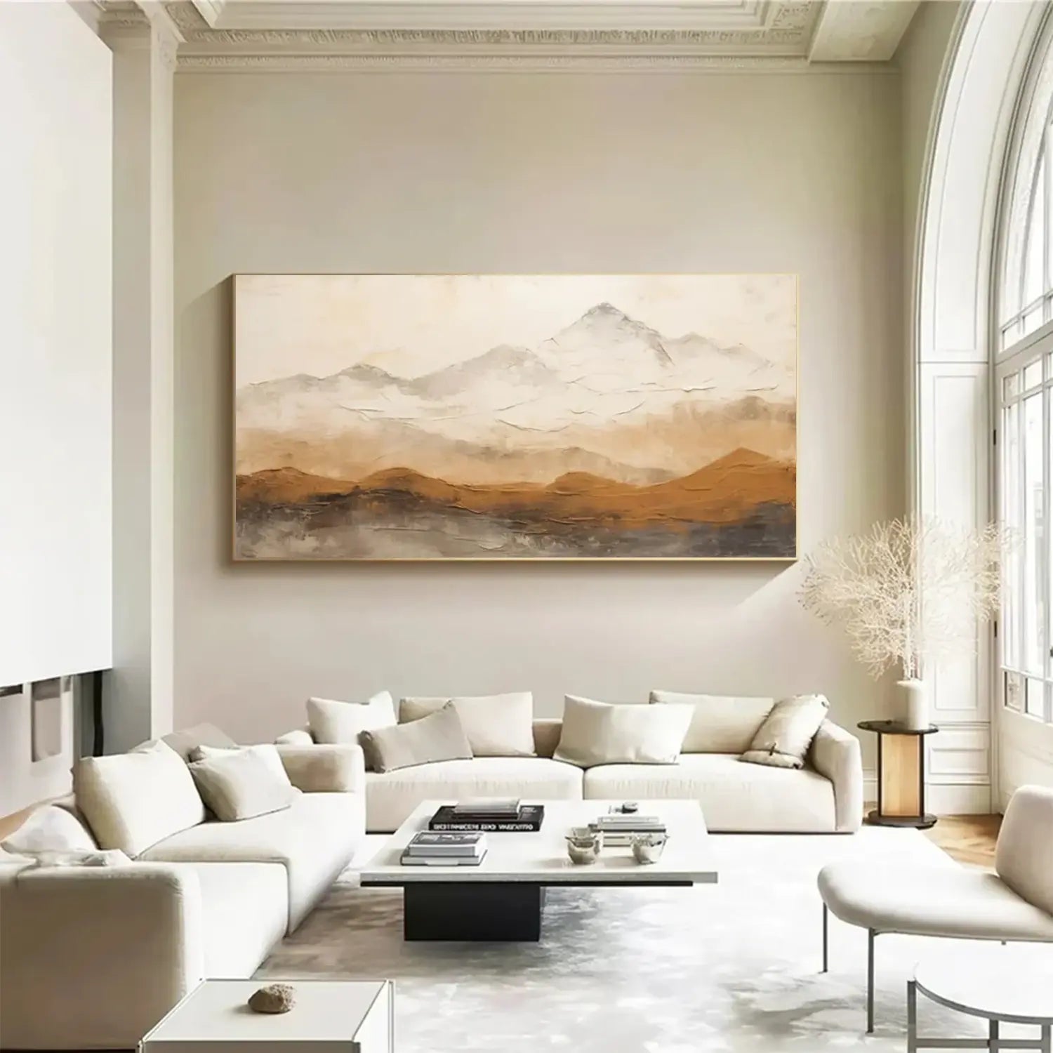 Abstract Mountain Canvas Art