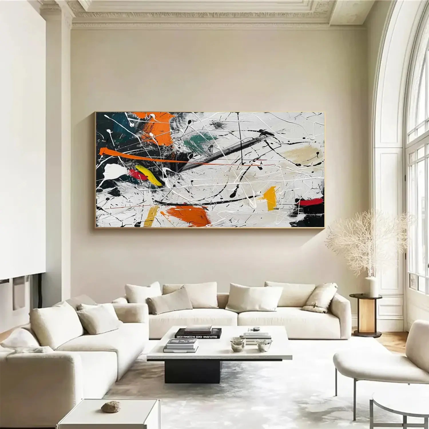 Colorful Pollock Art