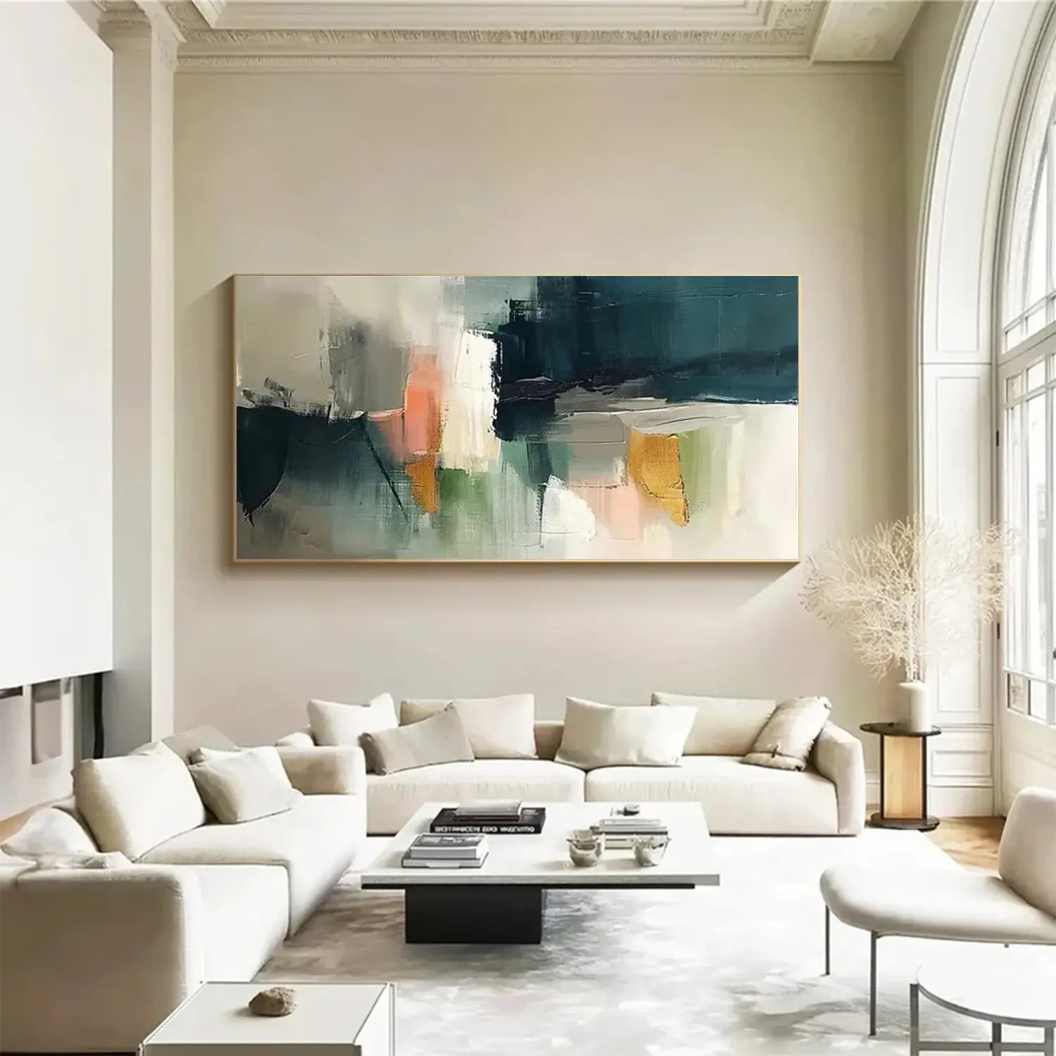 Colorful Abstract Painting Canvas