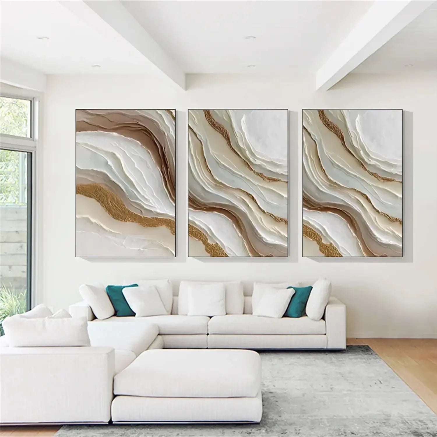 Abstract Texture Wall Art Set of 3