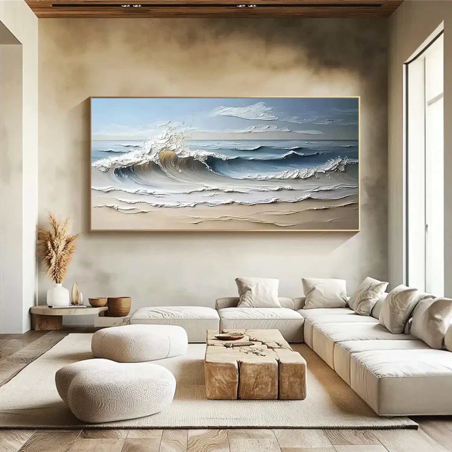 Ocean Textured Painting Canvas