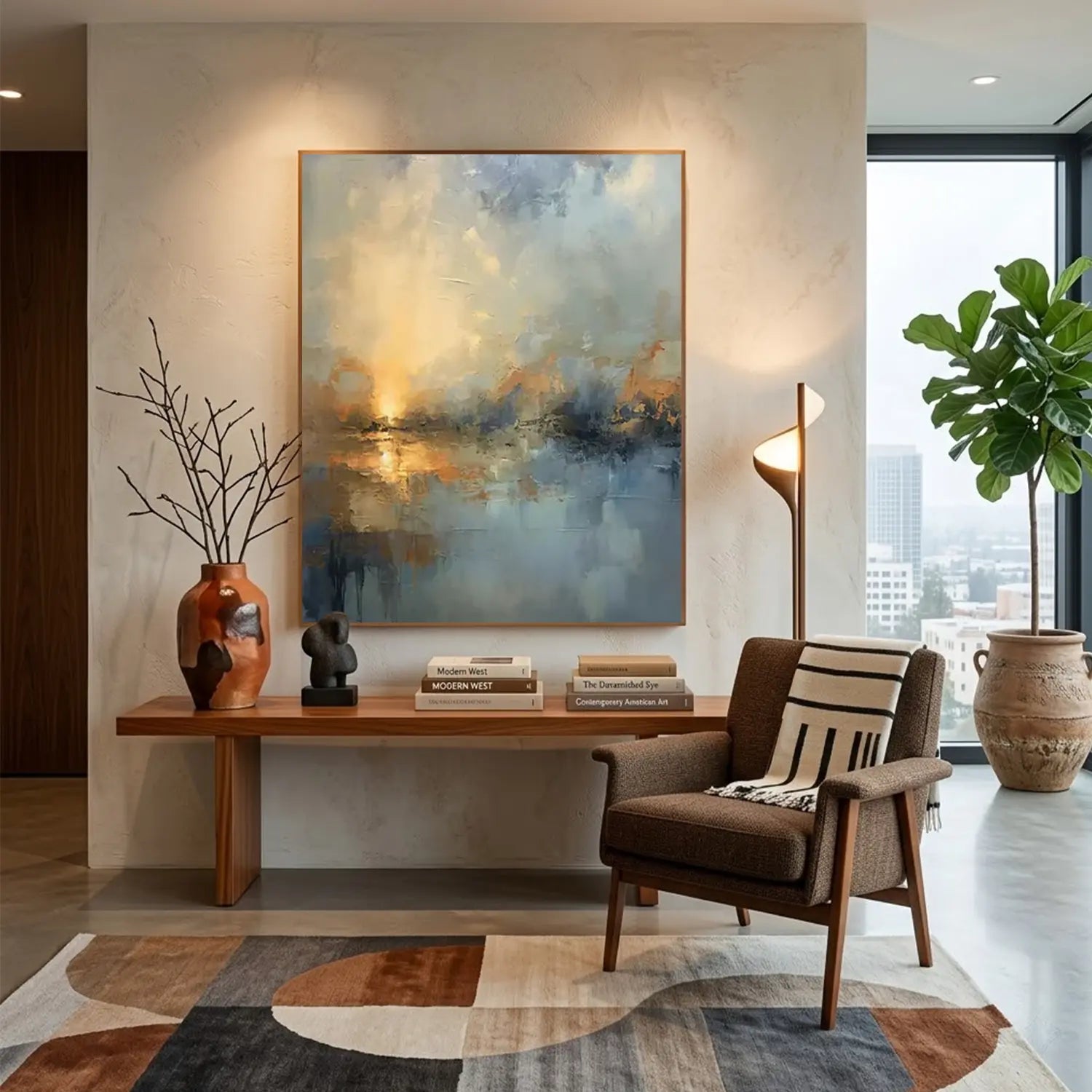 Abstract Painting Canvas