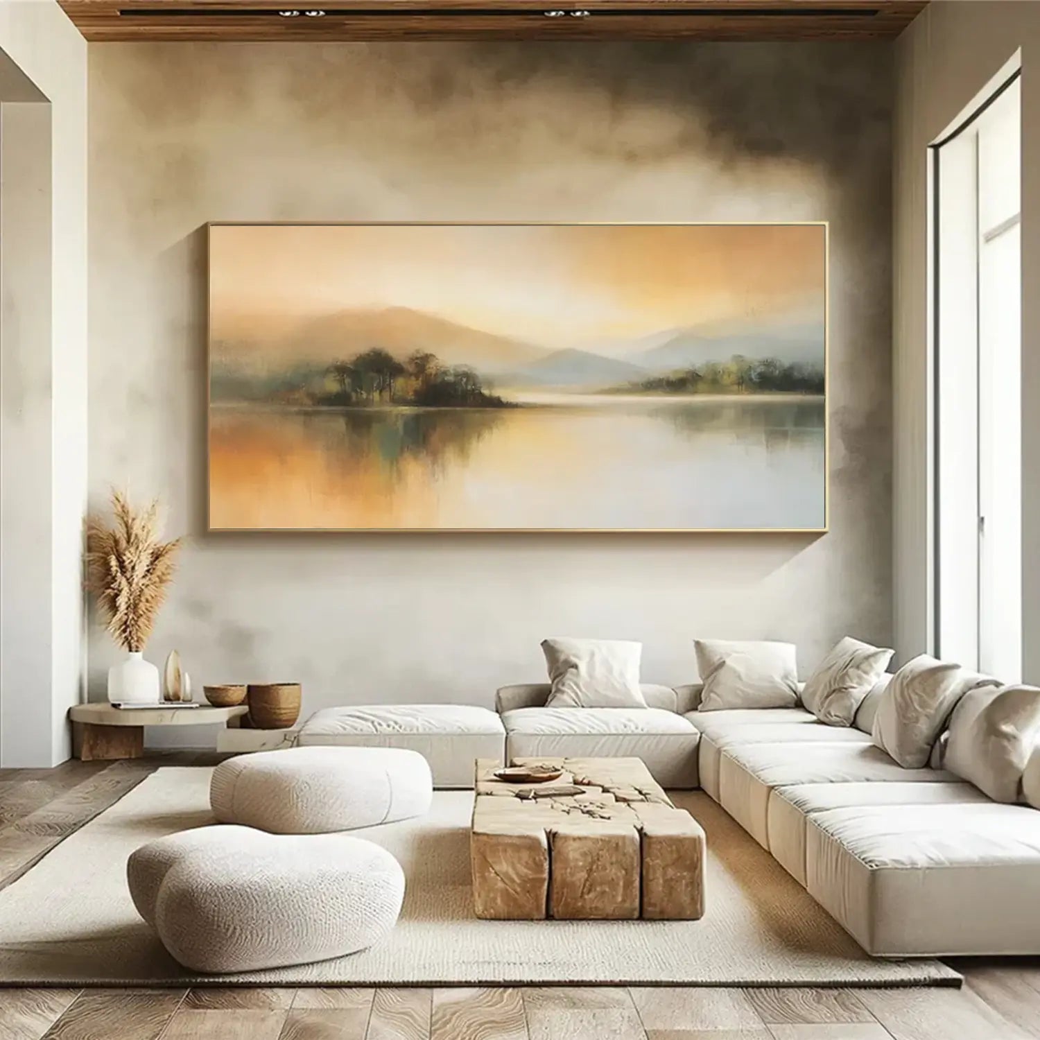 Abstract Mountain Canvas Art #MM018
