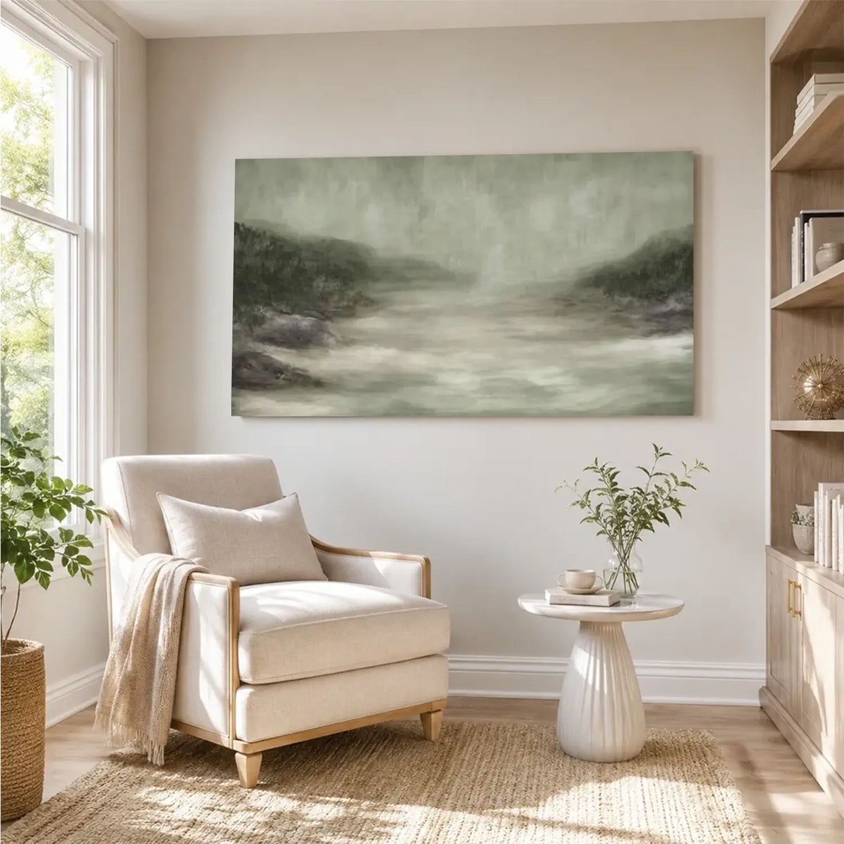 Abstract Mountain Canvas Art #MM025