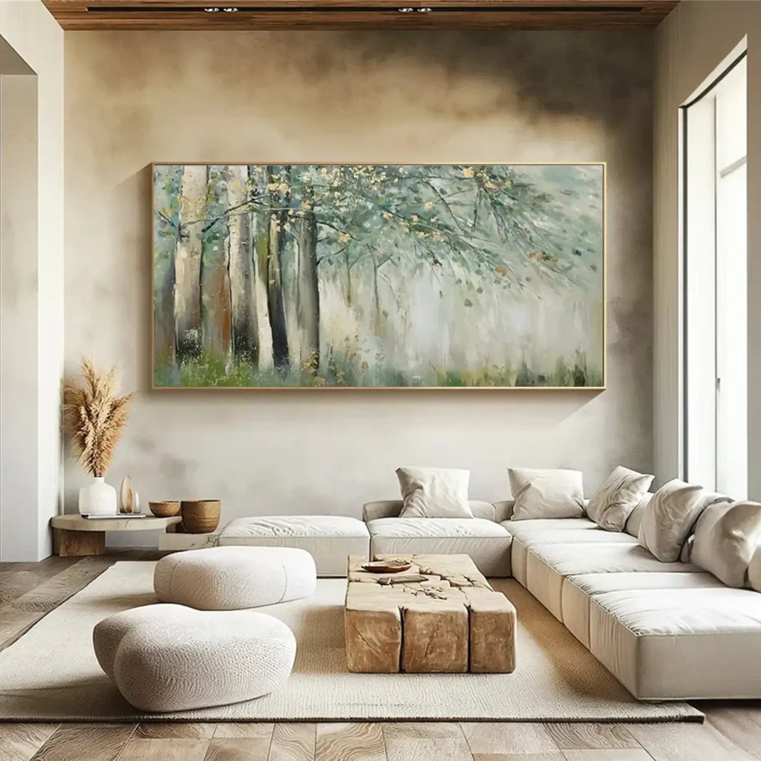 Tree Textured Painting Canvas