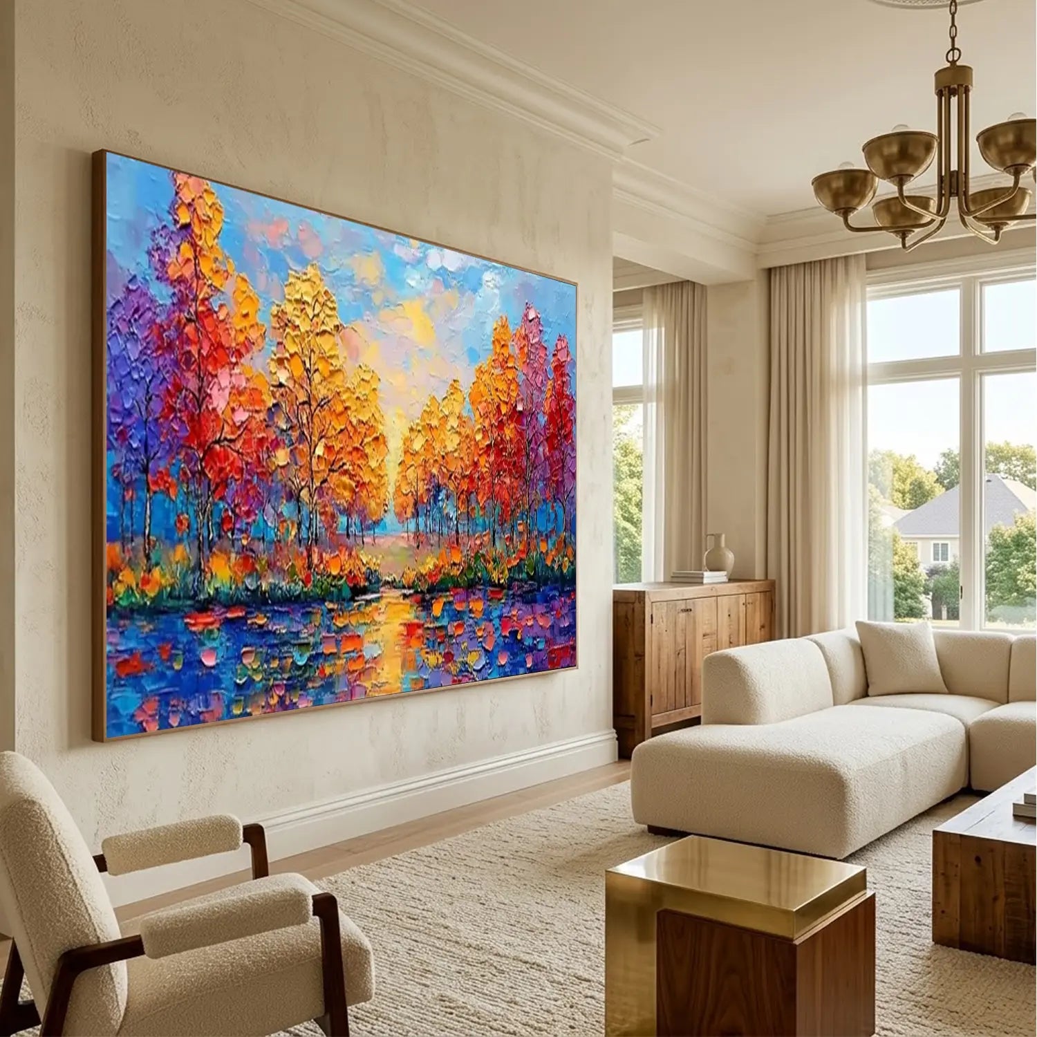 Flower And Tree Painting