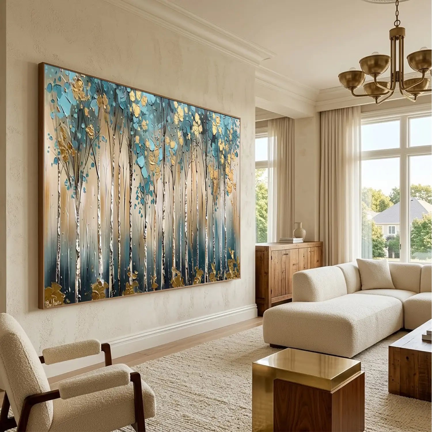 Tree Abstract Textured Wall Art