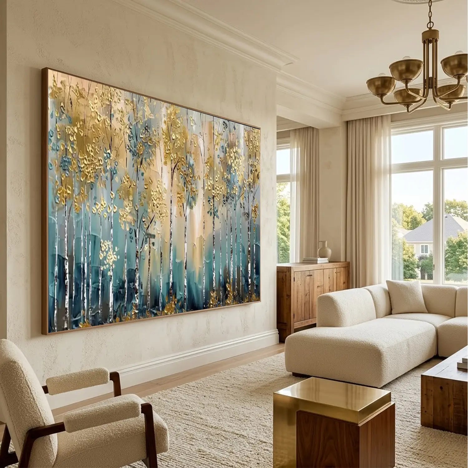 Tree Abstract Textured Wall Art