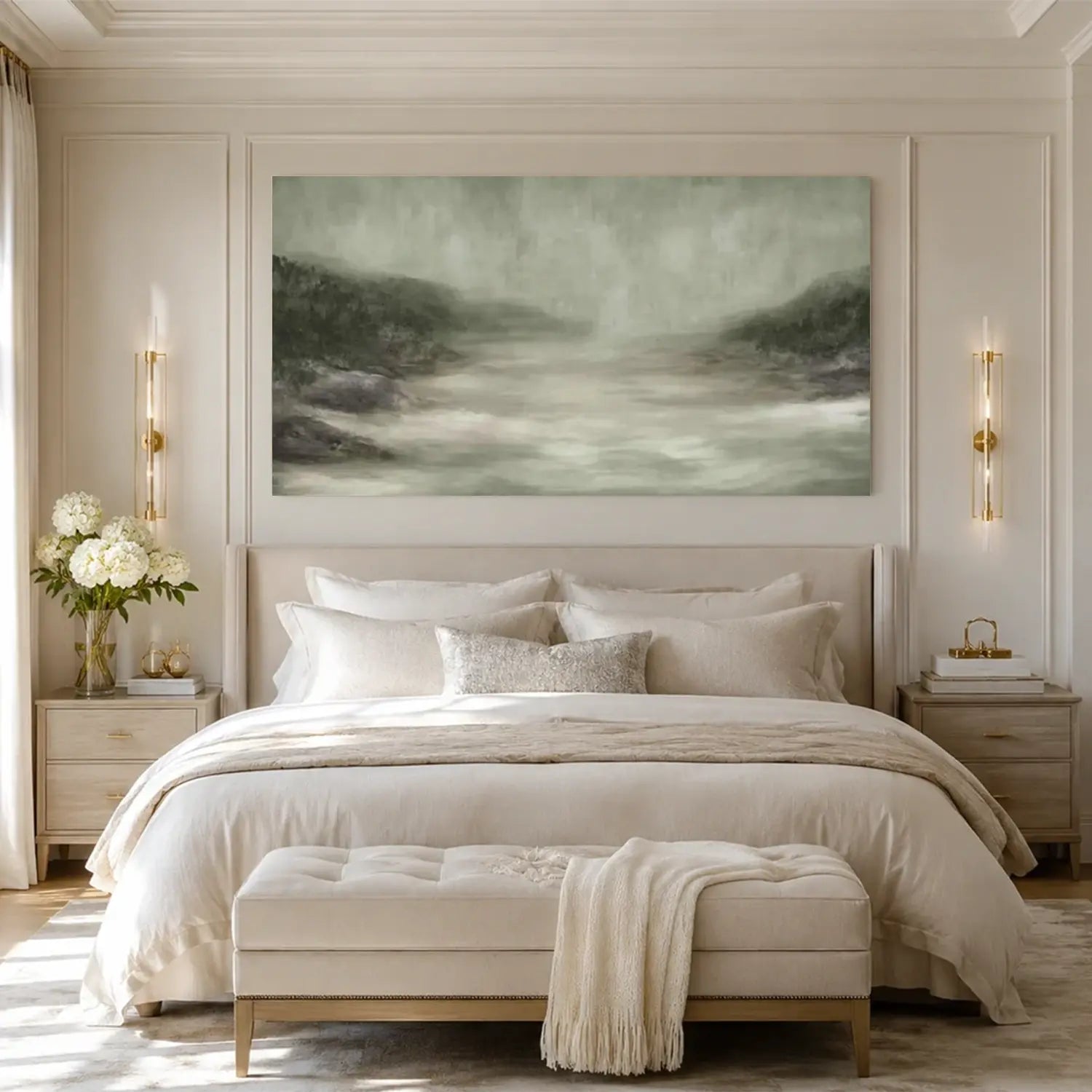 Abstract Mountain Canvas Art #MM025