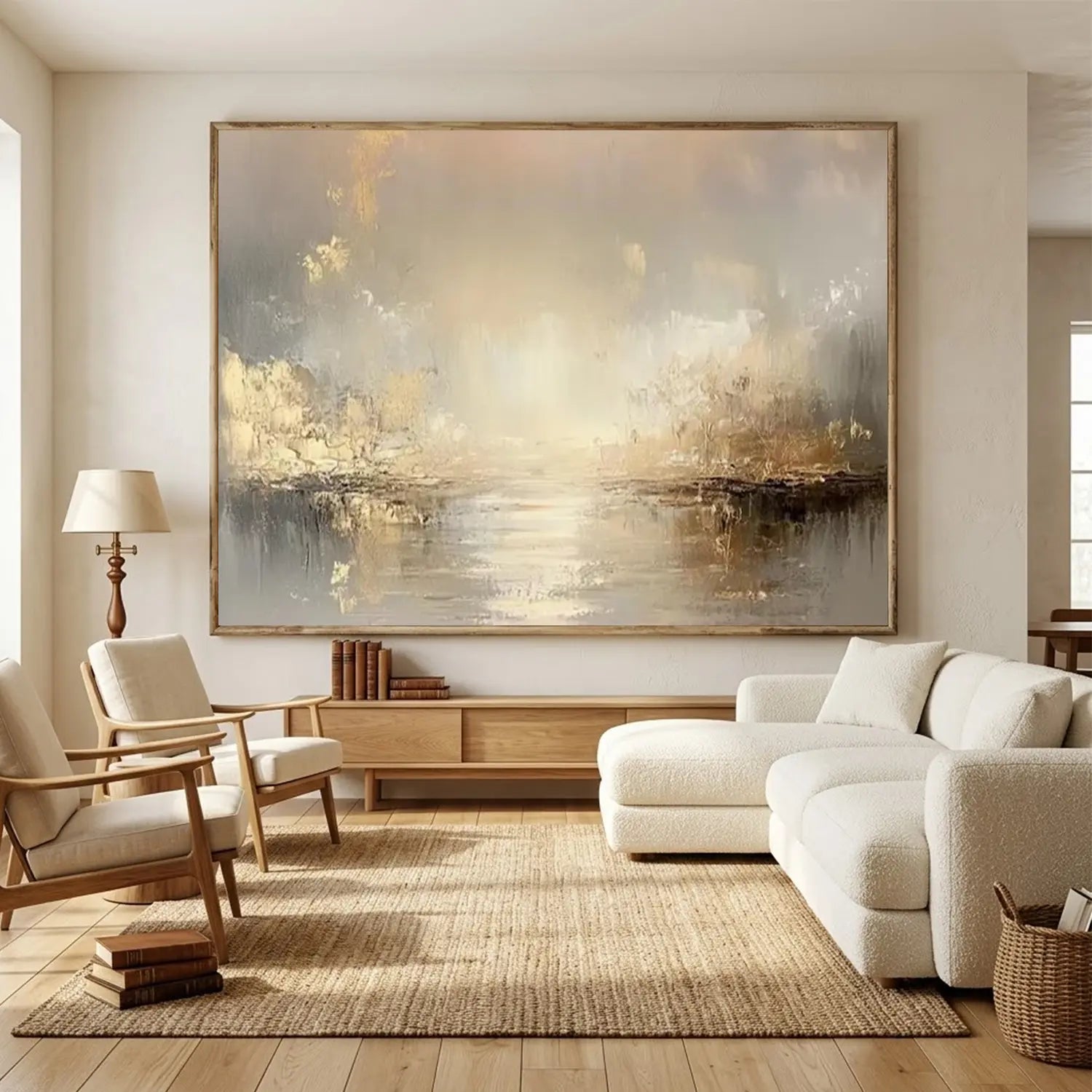 Gold Abstract Canvas Wall art
