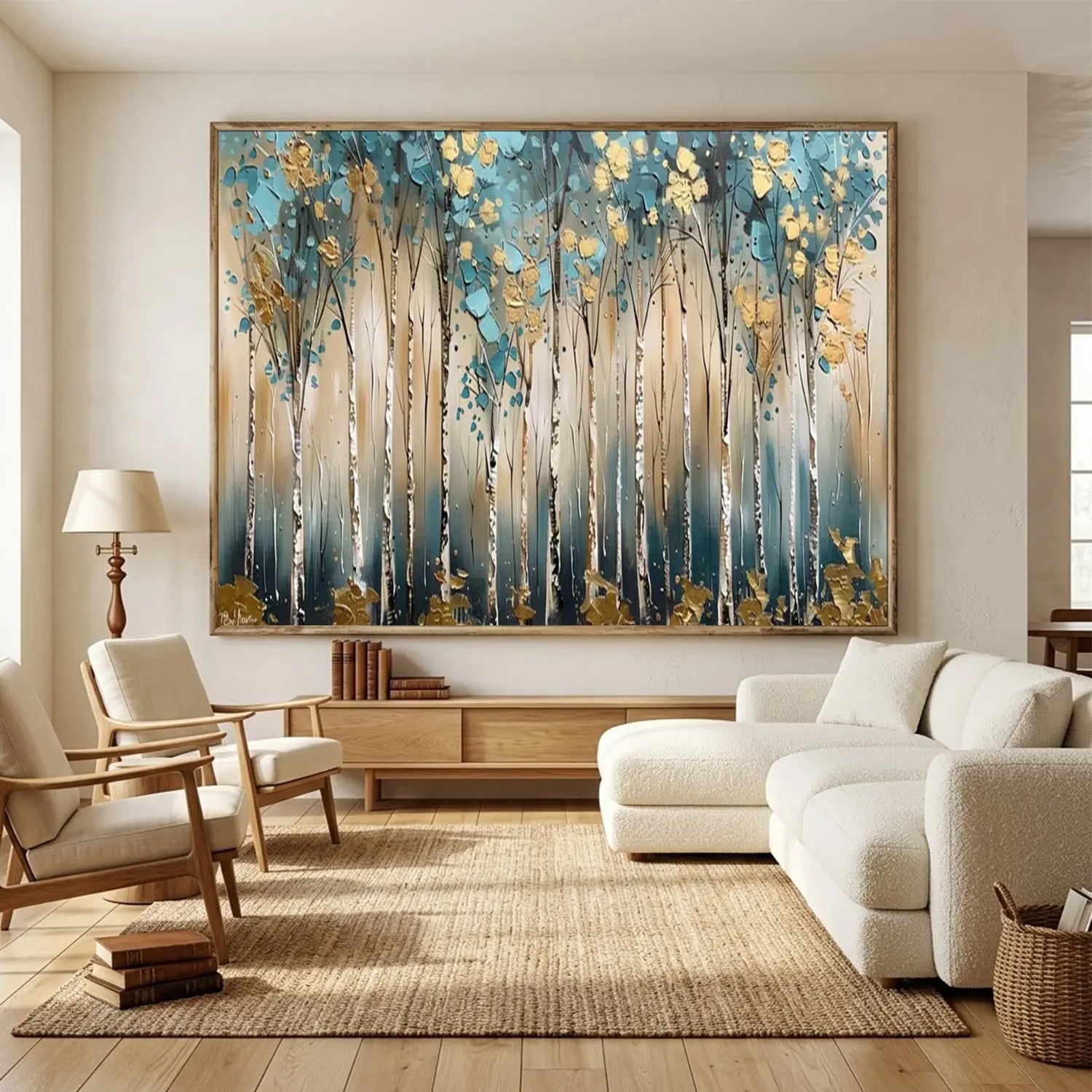 Tree Abstract Textured Wall Art