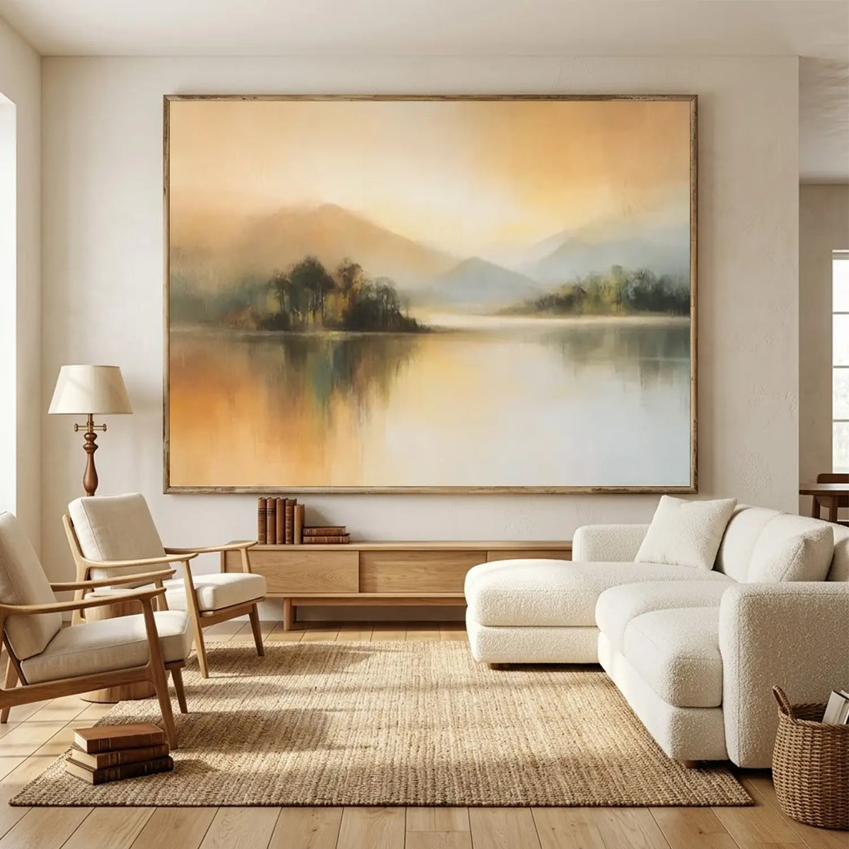 Abstract Mountain Canvas Art #MM018