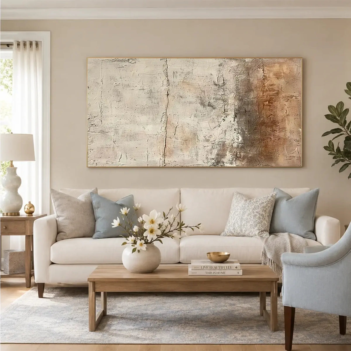 Abstract Textured  Wall Art #AW151