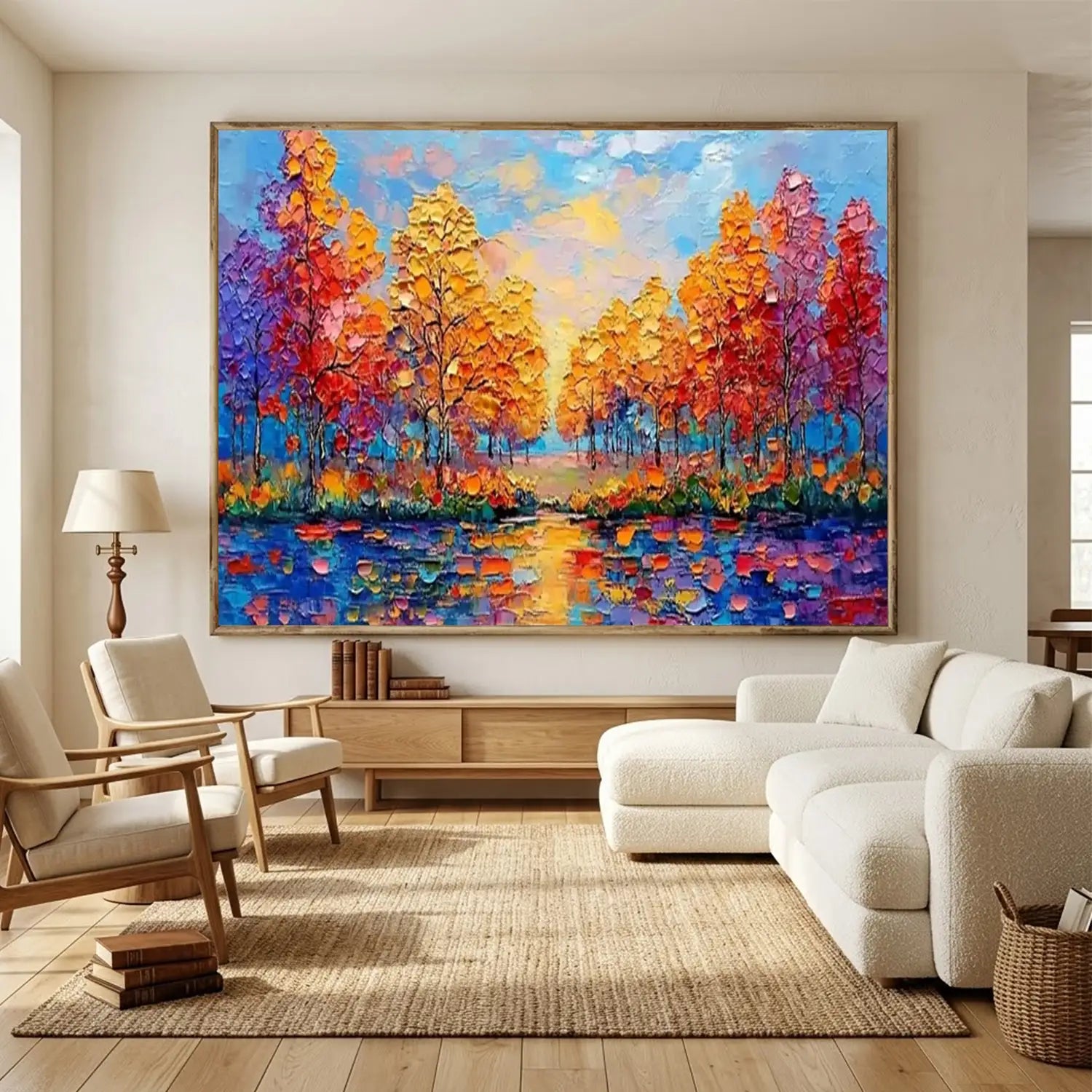 Flower And Tree Painting