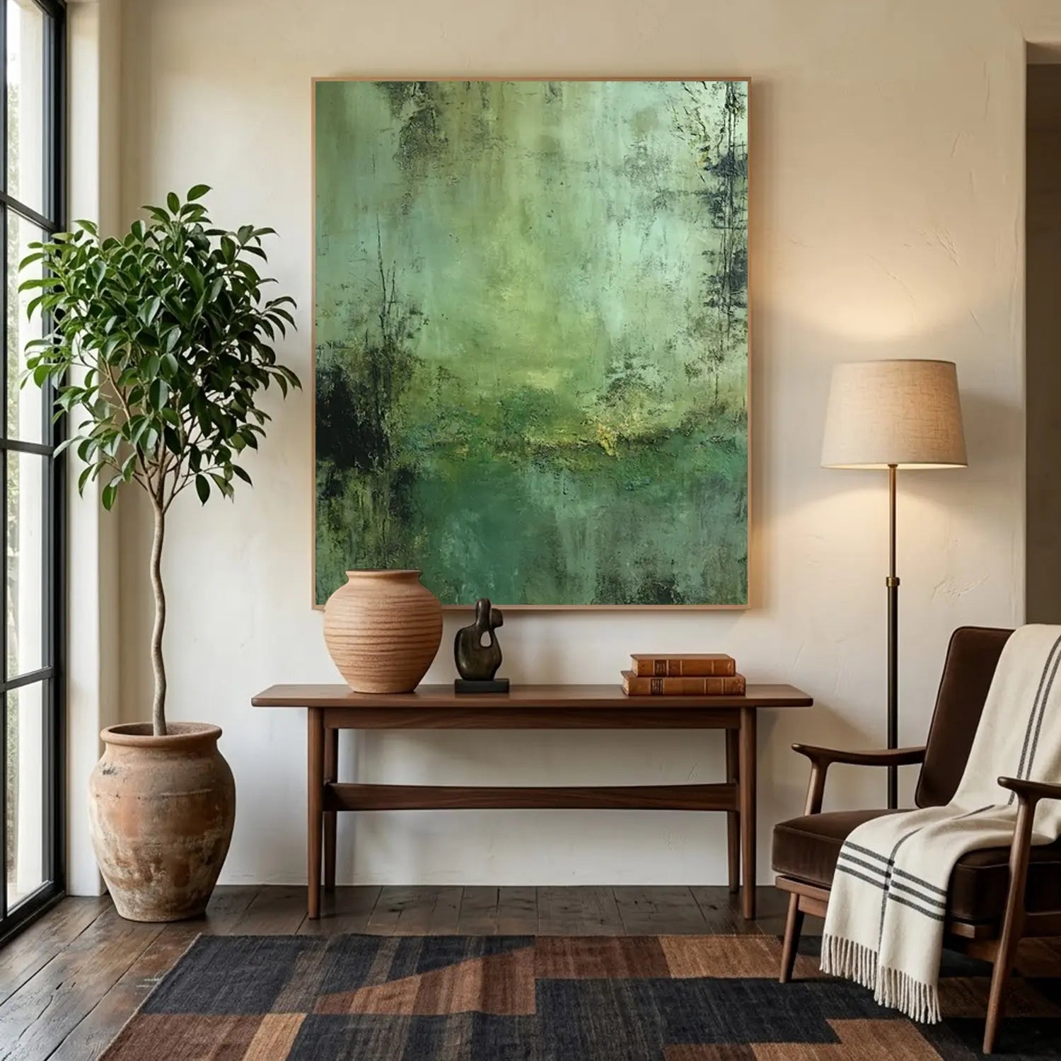 Wabi Sabi Textured Canvas Art #WS021