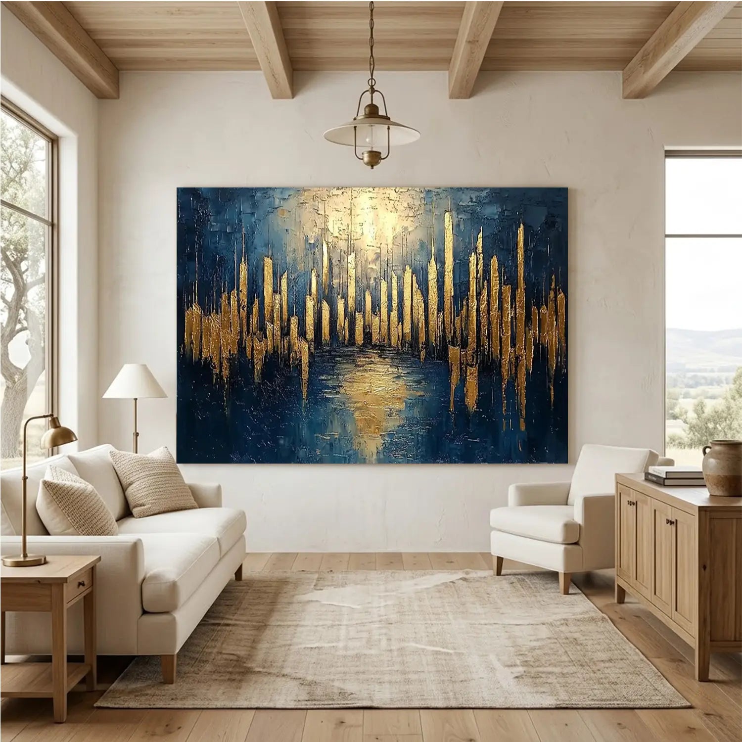 Abstract Textured Painting Canvas