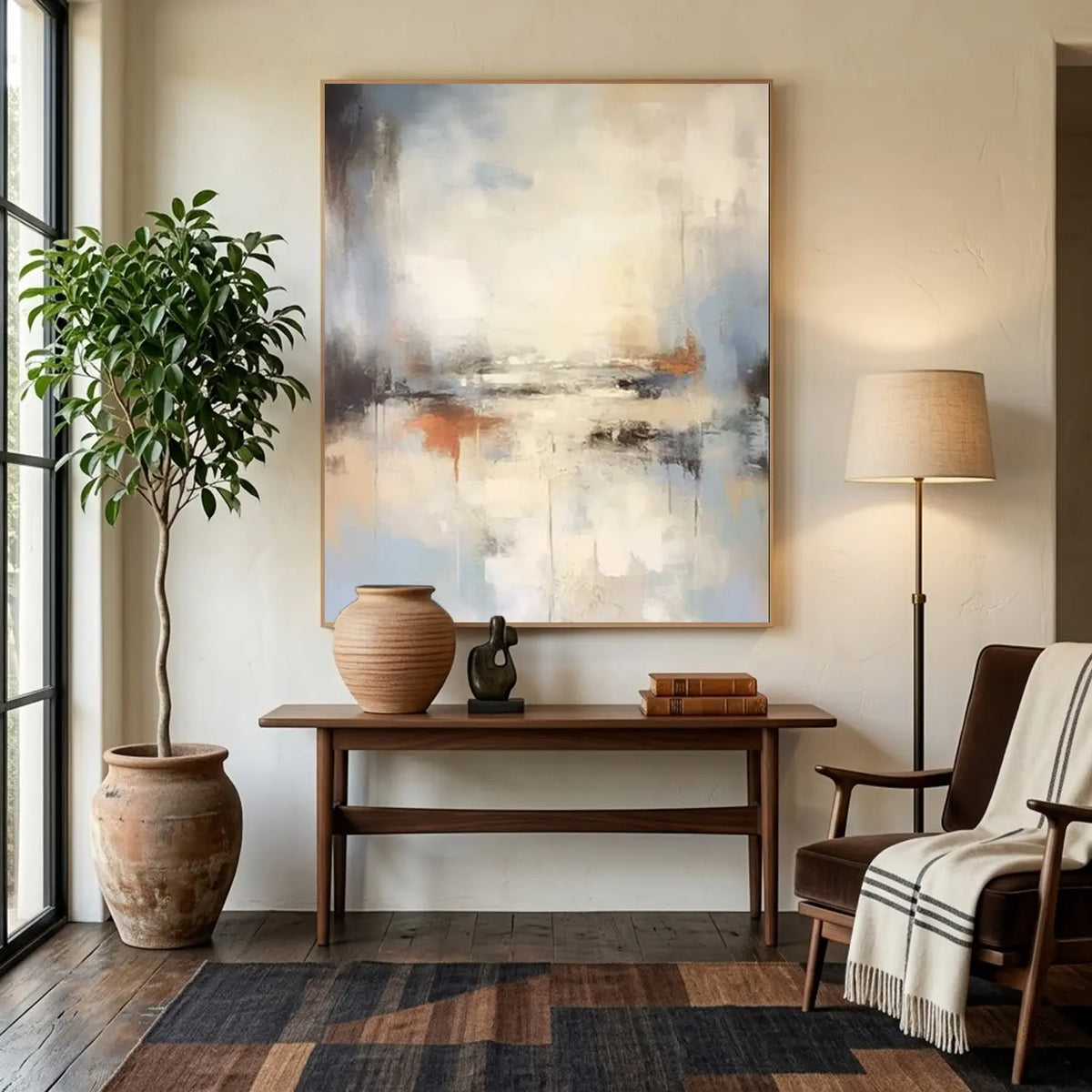 Abstract Painting Canvas #AW004