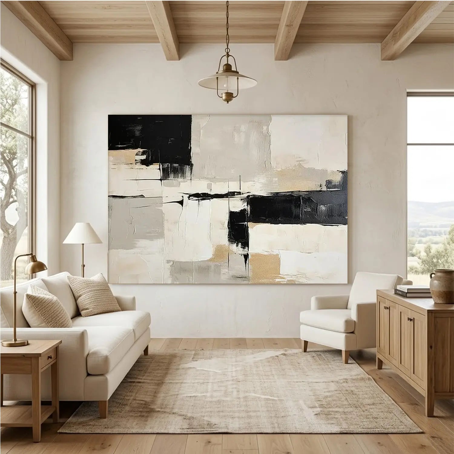 Abstract Painting Canvas